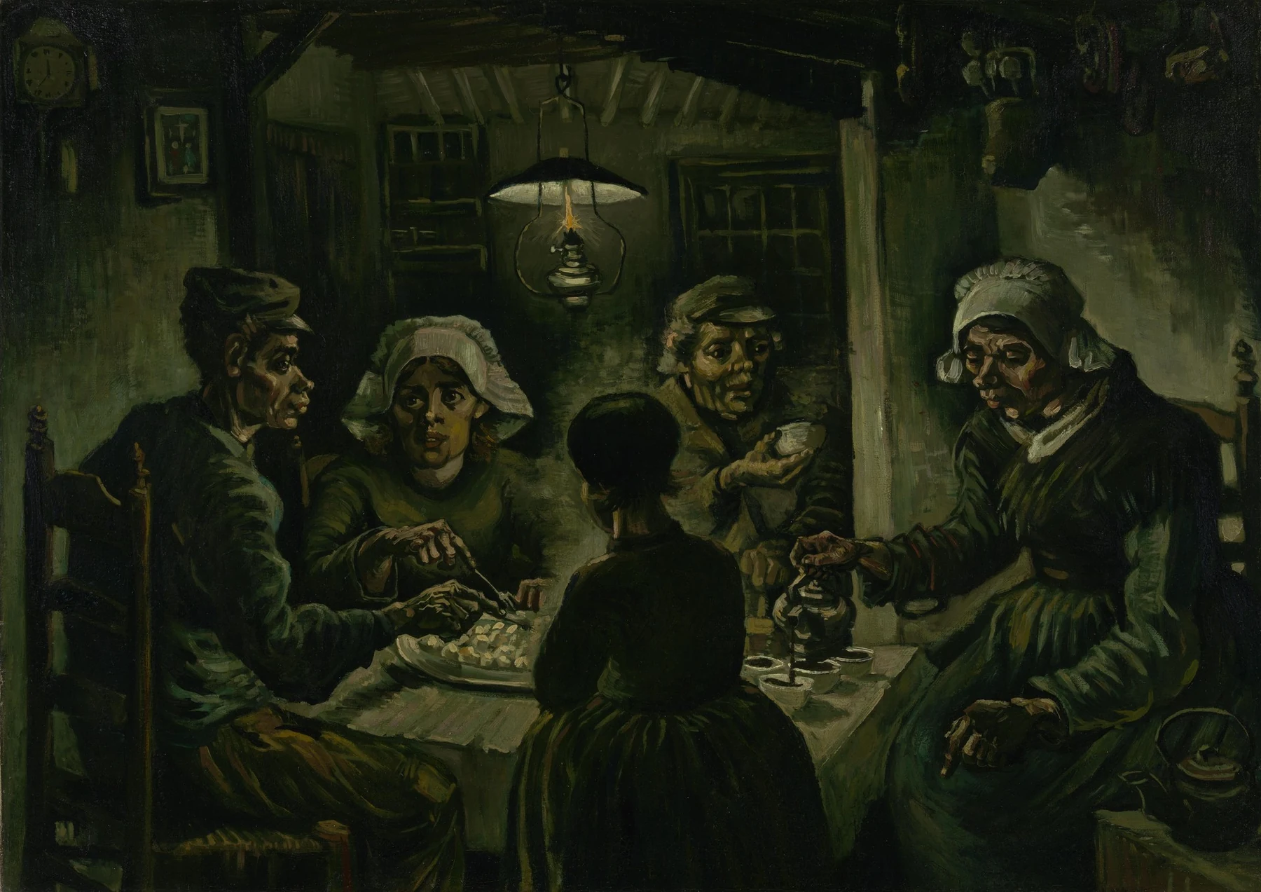 Винсент ван Гог. Едоки картофеля, Апрель–май 1885