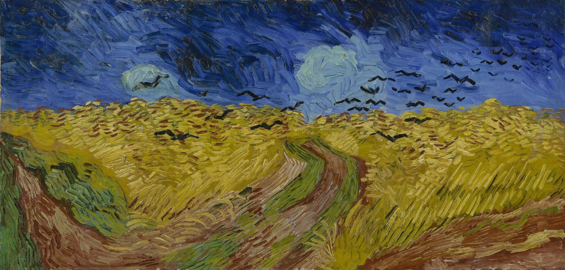 Винсент ван Гог. Пшеничное поле с воронами, Июль 1890